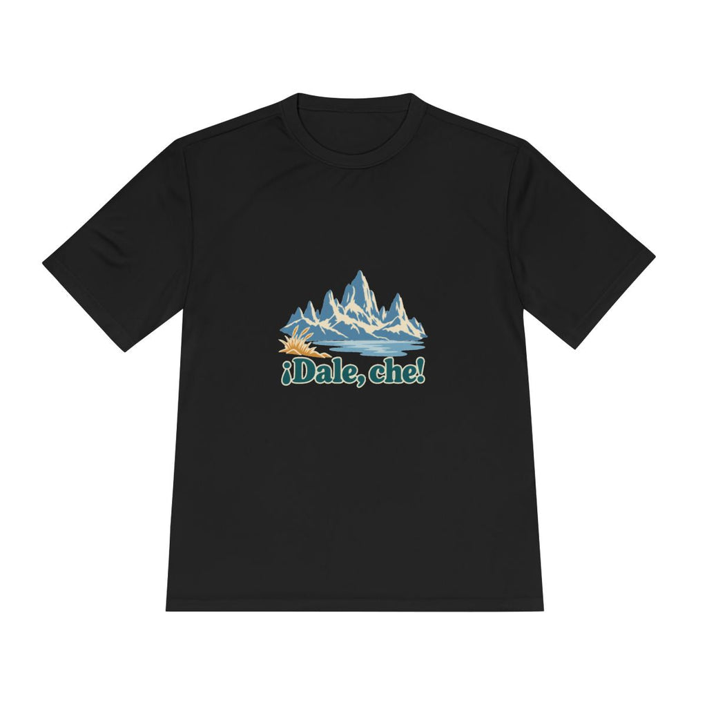 Argentina Performance T-Shirt | Patagonia Peaks | ¡Dale, che! | Country Travel Gift — front — View 11