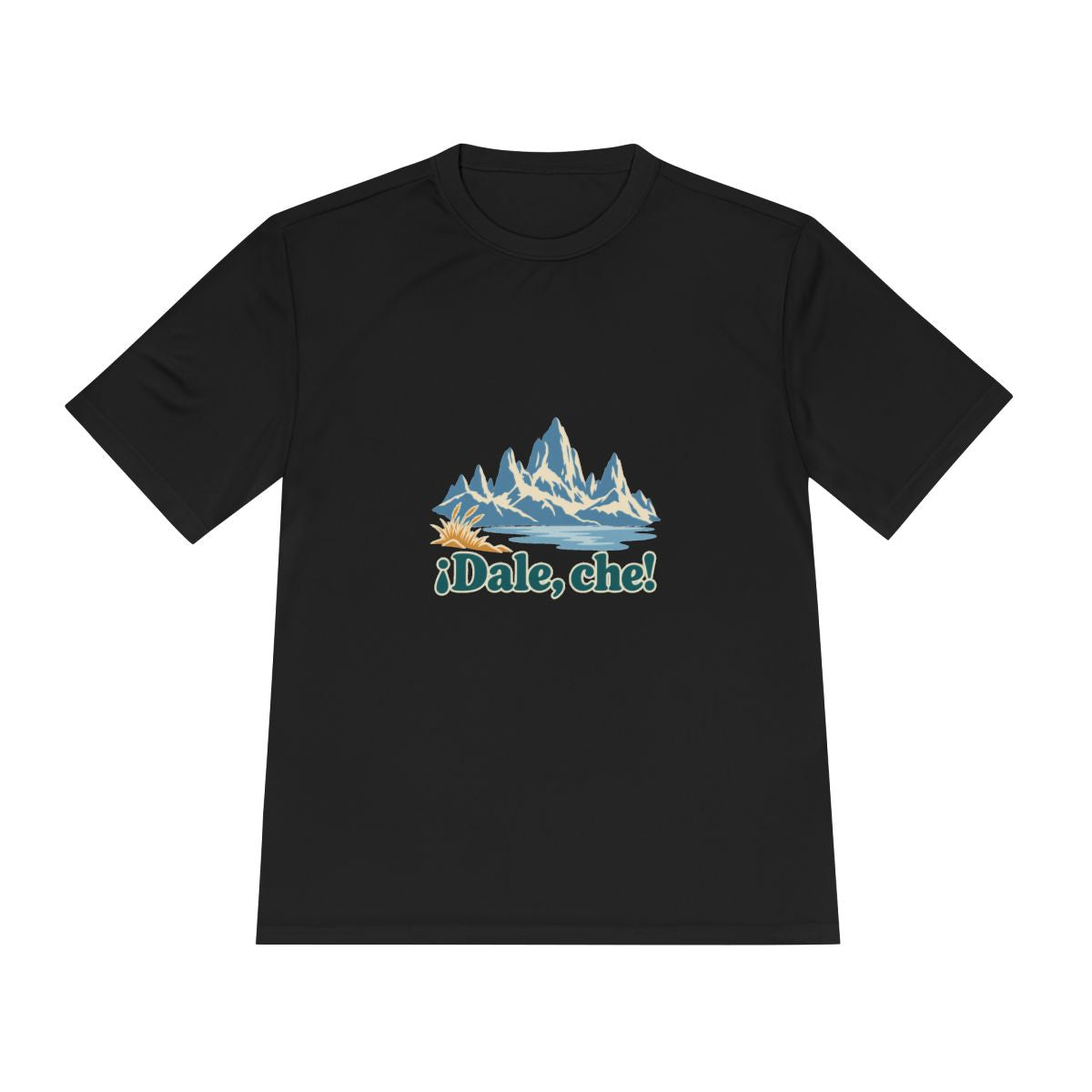 Argentina Performance T-Shirt | Patagonia Peaks | ¡Dale, che! | Country Travel Gift — front — View 11