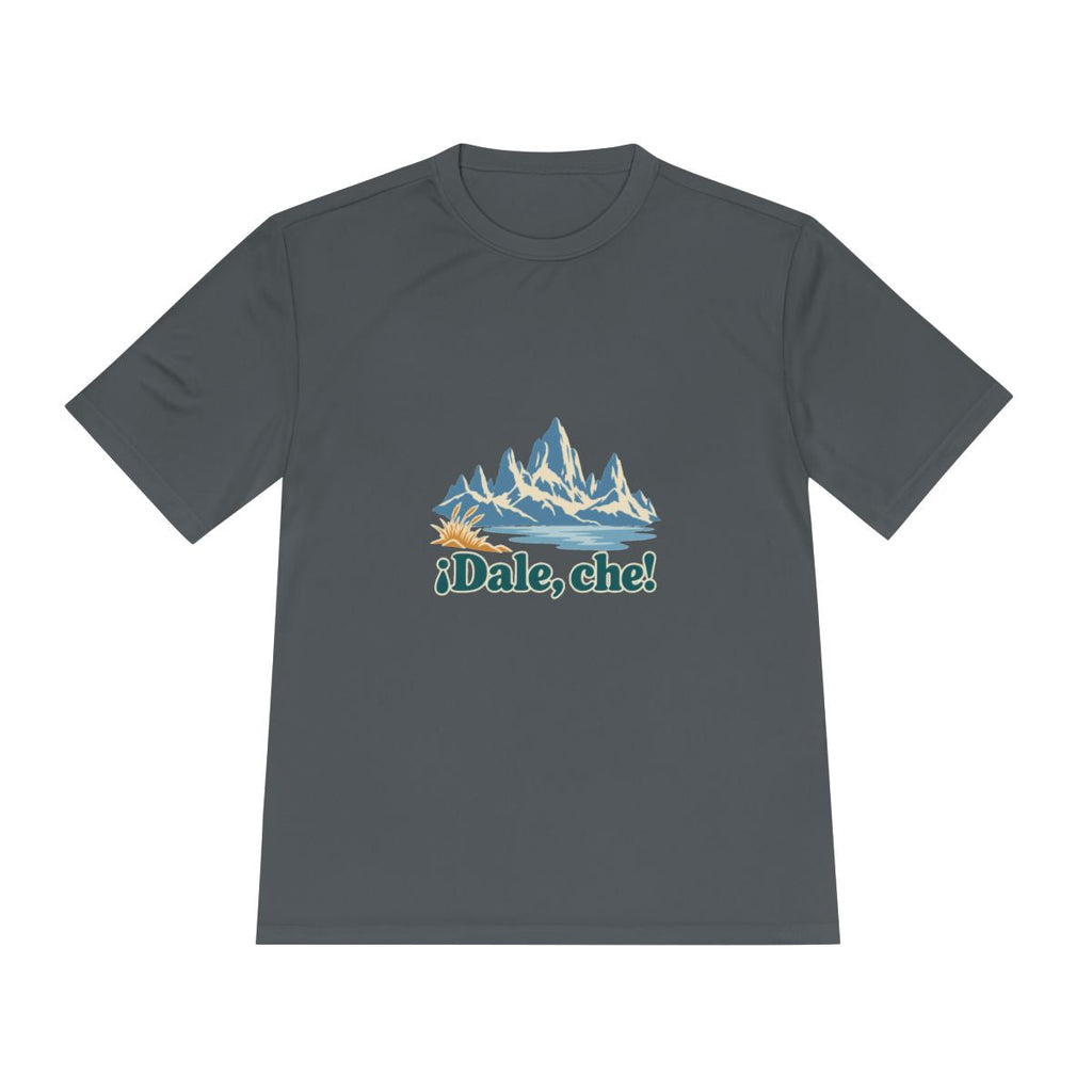 Argentina Performance T-Shirt | Patagonia Peaks | ¡Dale, che! | Country Travel Gift — front — View 14