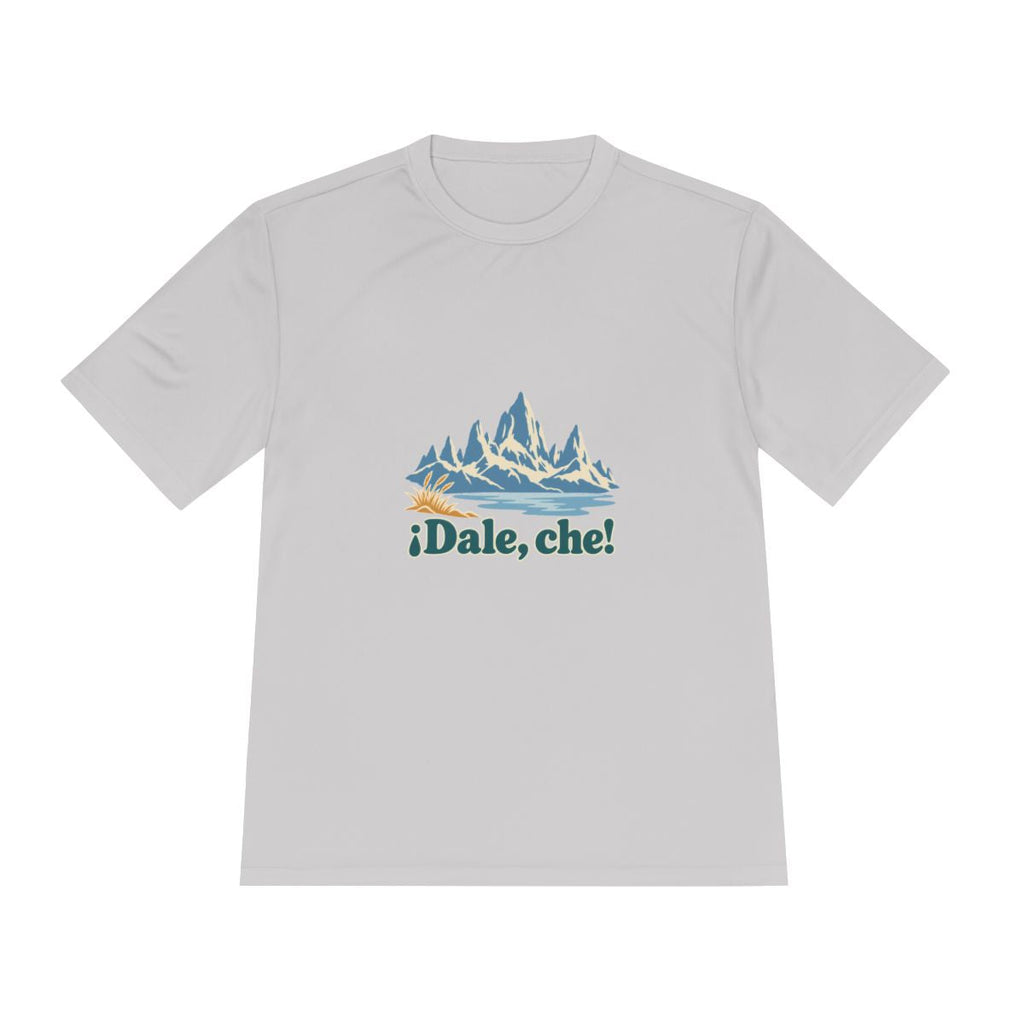 Argentina Performance T-Shirt | Patagonia Peaks | ¡Dale, che! | Country Travel Gift — front — View 16