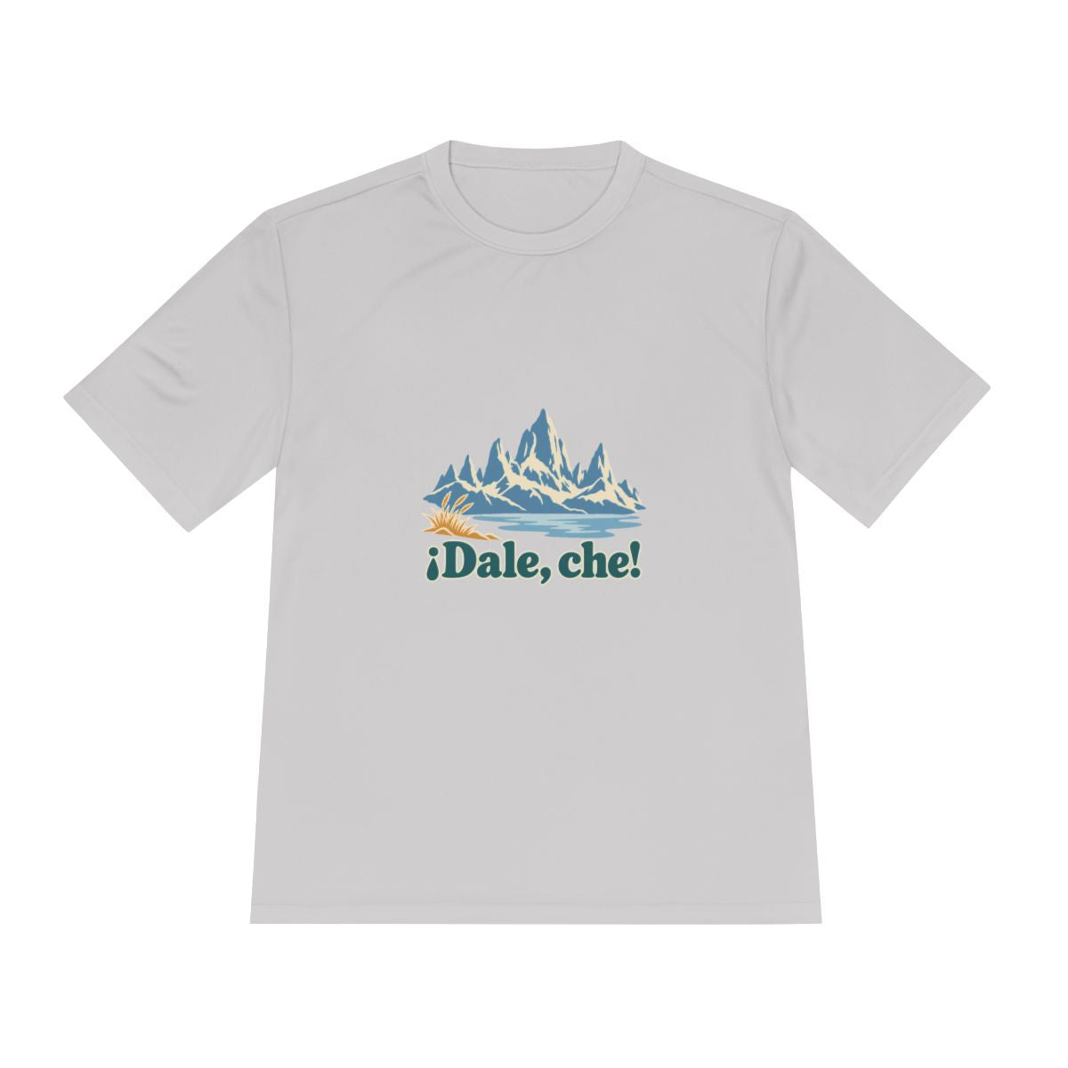 Argentina Performance T-Shirt | Patagonia Peaks | ¡Dale, che! | Country Travel Gift — front — View 16