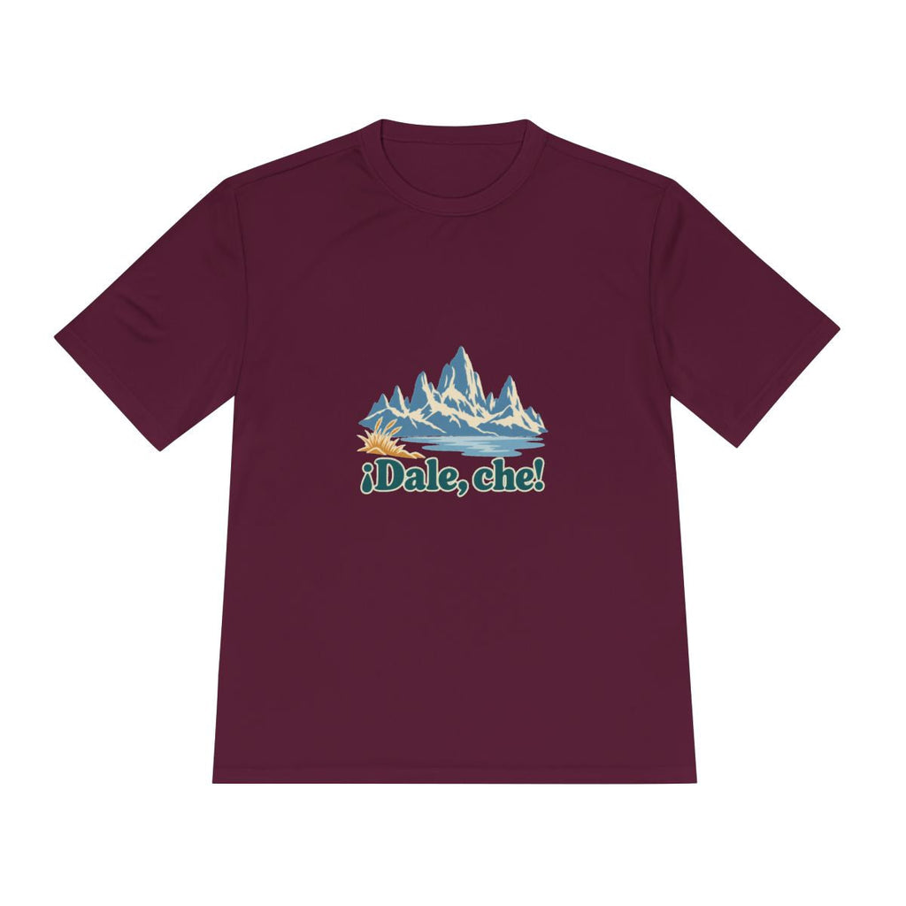 Argentina Performance T-Shirt | Patagonia Peaks | ¡Dale, che! | Country Travel Gift — front — View 19
