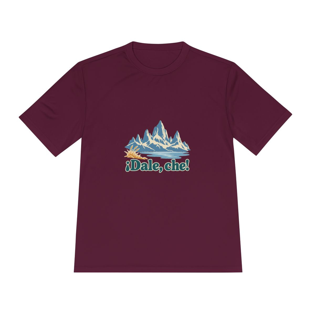 Argentina Performance T-Shirt | Patagonia Peaks | ¡Dale, che! | Country Travel Gift — front — View 19