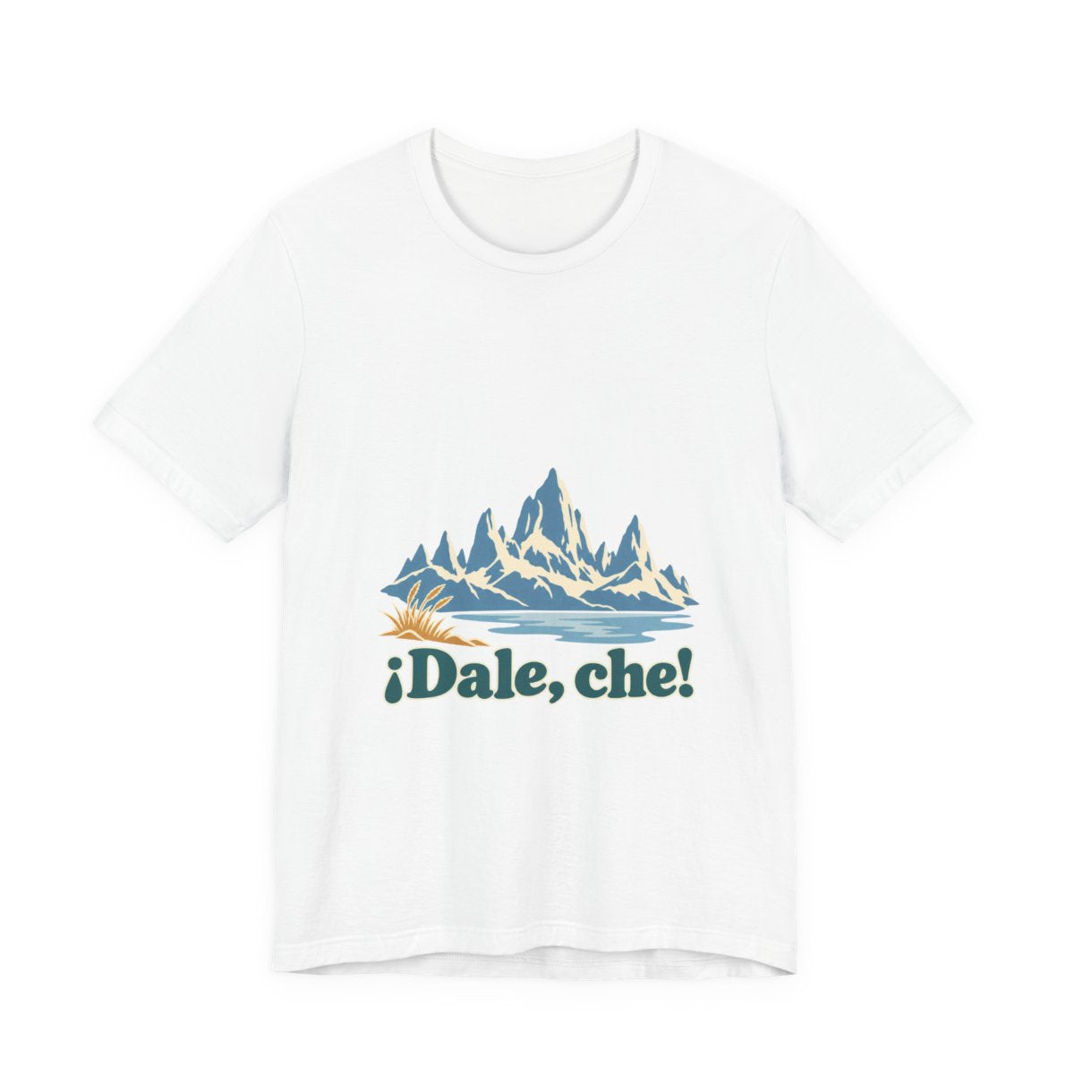 Argentina Cotton T-Shirt | Patagonia Peaks | ¡Dale, che! | Country Travel Gift — front-2 — View 01