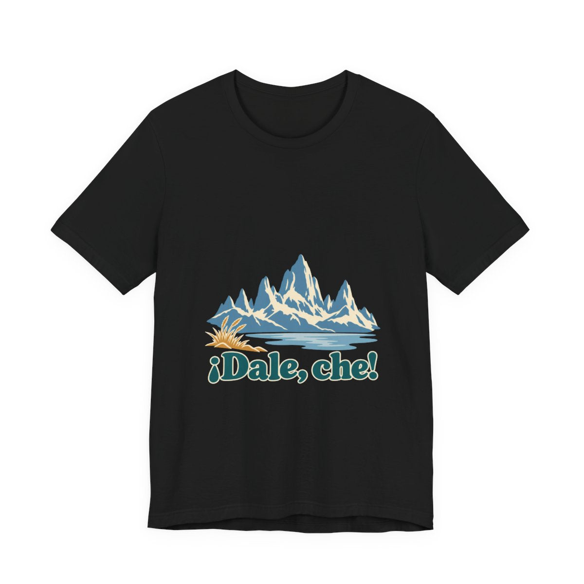 Argentina Cotton T-Shirt | Patagonia Peaks | ¡Dale, che! | Country Travel Gift — front-2 — View 02
