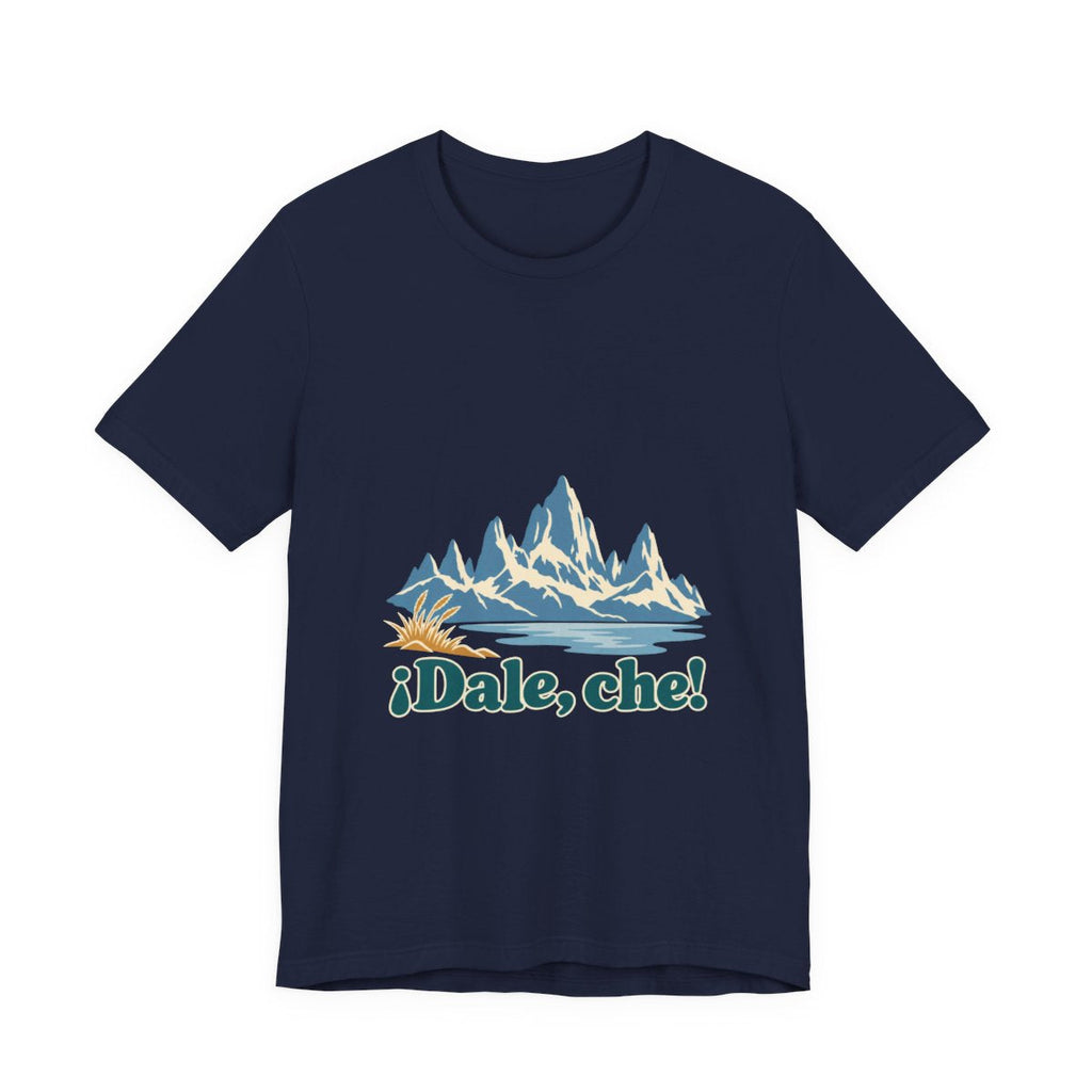 Argentina Cotton T-Shirt | Patagonia Peaks | ¡Dale, che! | Country Travel Gift — front-2 — View 03