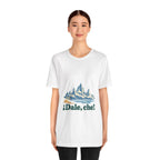Argentina Cotton T-Shirt | Patagonia Peaks | ¡Dale, che! | Country Travel Gift — person-1 — View 04