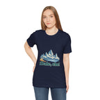 Argentina Cotton T-Shirt | Patagonia Peaks | ¡Dale, che! | Country Travel Gift — person-3 — View 06