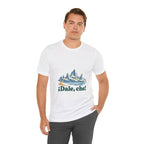 Argentina Cotton T-Shirt | Patagonia Peaks | ¡Dale, che! | Country Travel Gift — person-4 — View 07