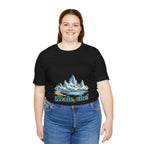 Argentina Cotton T-Shirt | Patagonia Peaks | ¡Dale, che! | Country Travel Gift — person-5 — View 08