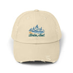 Argentina Distressed Cap | Patagonia Peaks | ¡Dale, che! | Country Travel Gift — front — View 01
