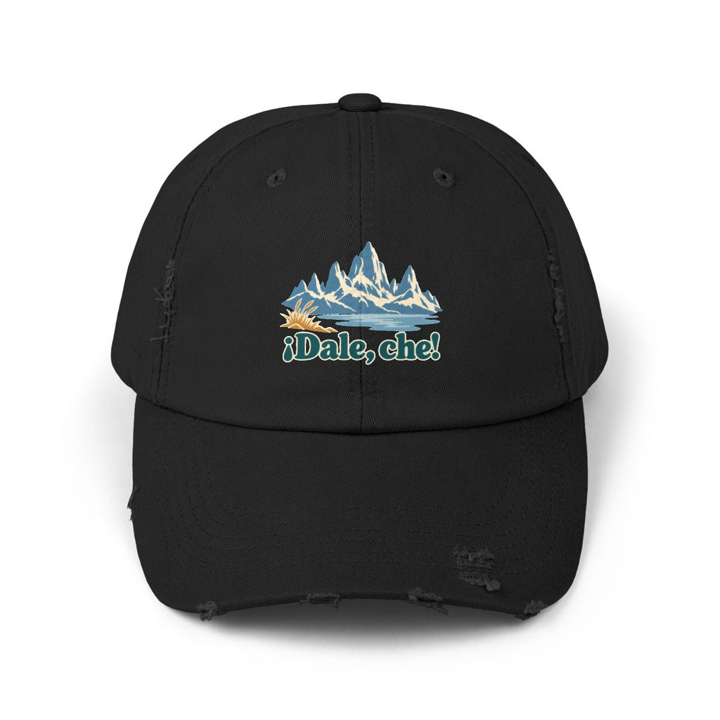 Argentina Distressed Cap | Patagonia Peaks | ¡Dale, che! | Country Travel Gift — front — View 02
