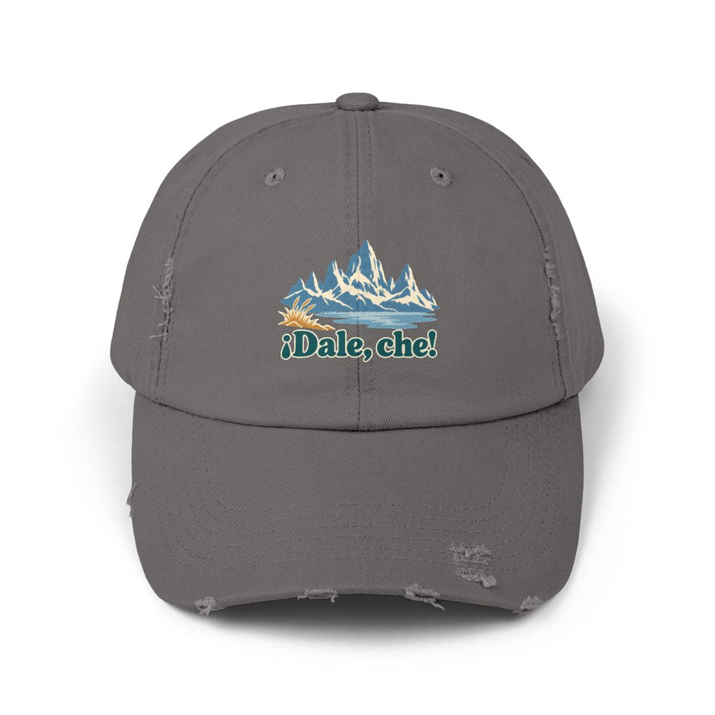 Argentina Distressed Cap | Patagonia Peaks | ¡Dale, che! | Country Travel Gift — front — View 03