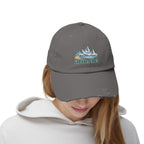 Argentina Distressed Cap | Patagonia Peaks | ¡Dale, che! | Country Travel Gift — person-front — View 06