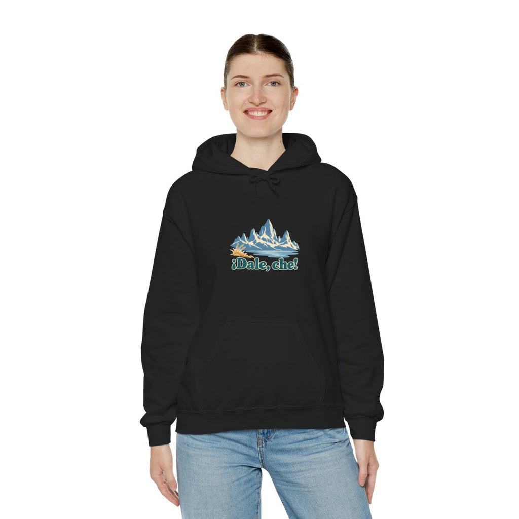 Argentina Hoodie | Patagonia Peaks | ¡Dale, che! | Country Travel Gift — on-model-98429 — View 11