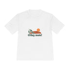 Australia Performance T-Shirt | Uluru and Eucalyptus | G'day, mate! | Country Travel Gift — front — View 01