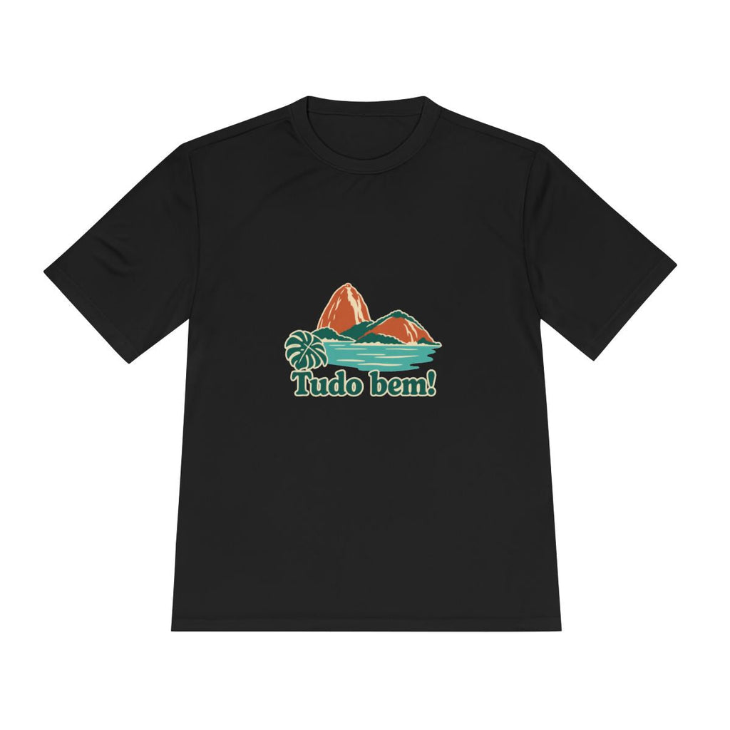 Brazil Performance T-Shirt | Sugarloaf Bay | Tudo bem! | Country Travel Gift — front — View 11