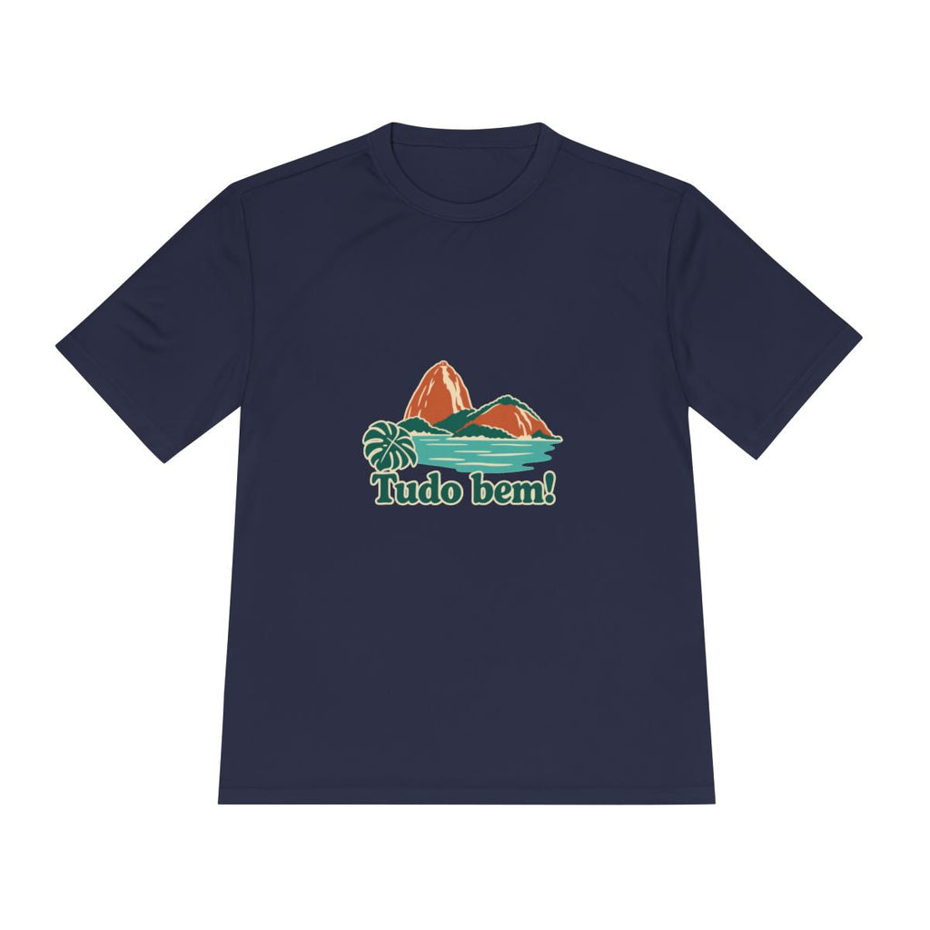Brazil Performance T-Shirt | Sugarloaf Bay | Tudo bem! | Country Travel Gift — front — View 12