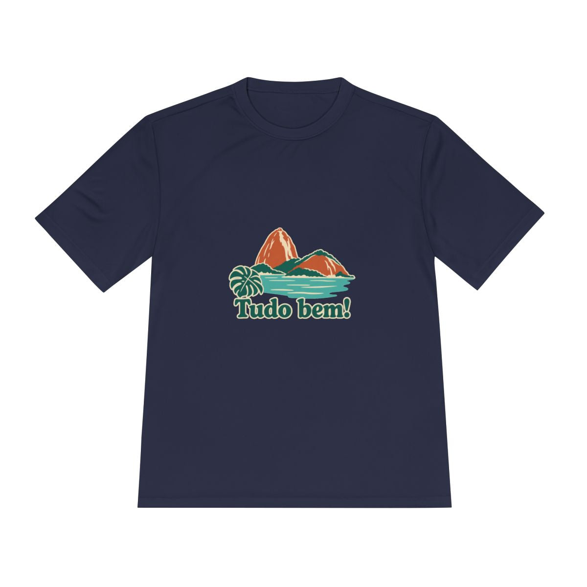 Brazil Performance T-Shirt | Sugarloaf Bay | Tudo bem! | Country Travel Gift — front — View 12