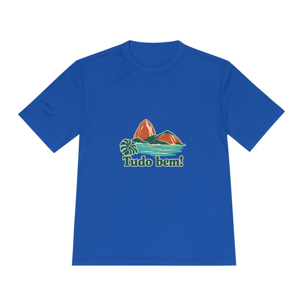 Brazil Performance T-Shirt | Sugarloaf Bay | Tudo bem! | Country Travel Gift — front — View 13