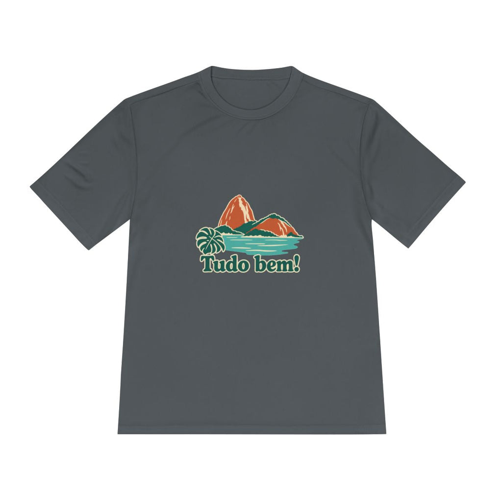 Brazil Performance T-Shirt | Sugarloaf Bay | Tudo bem! | Country Travel Gift — front — View 14
