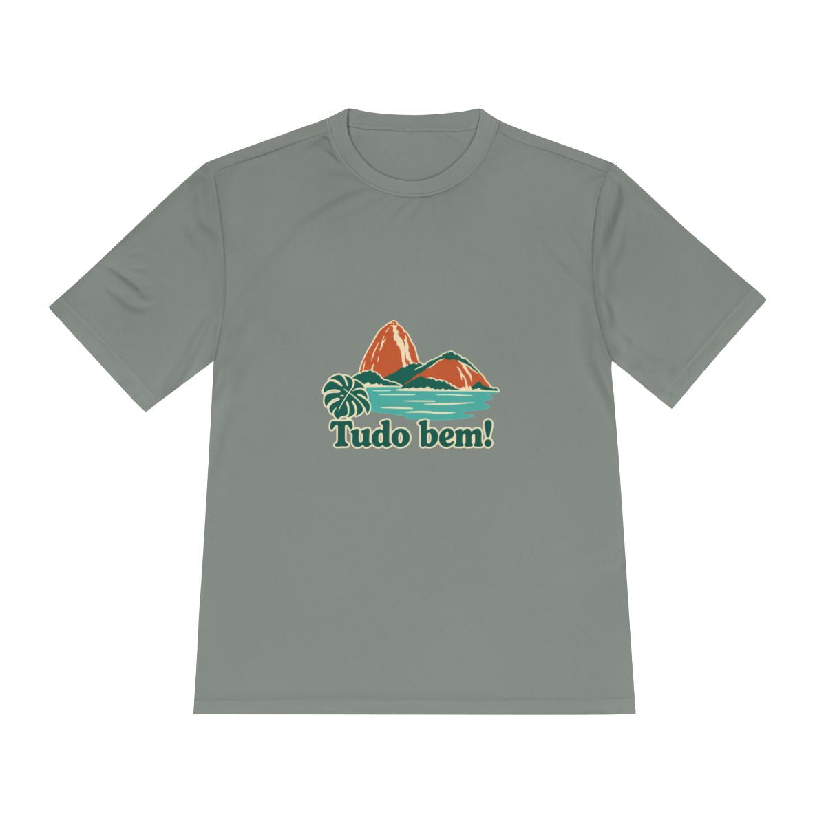 Brazil Performance T-Shirt | Sugarloaf Bay | Tudo bem! | Country Travel Gift — front — View 15