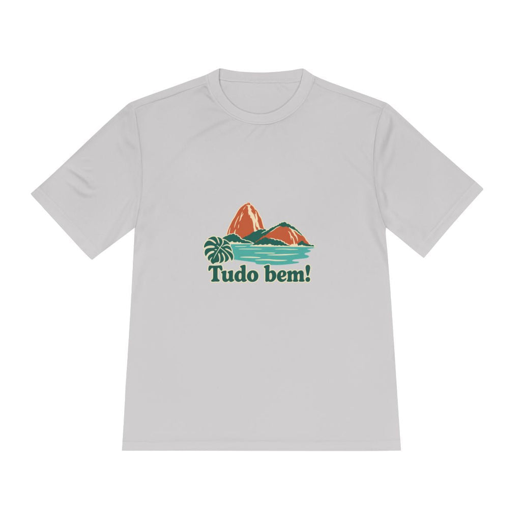 Brazil Performance T-Shirt | Sugarloaf Bay | Tudo bem! | Country Travel Gift — front — View 16