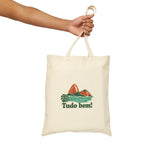 Brazil Canvas Tote Bag | Sugarloaf Bay | Tudo bem! | Country Travel Gift — context-front — View 05