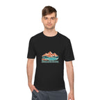 Canada Performance T-Shirt | Rockies Lake | From sea to sea | Country Travel Gift — person-1 — View 06