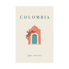 Colombia Matte Poster | Cartagena Doorway | ¡Qué chévere! | Country Travel Gift — front-2 — View 02