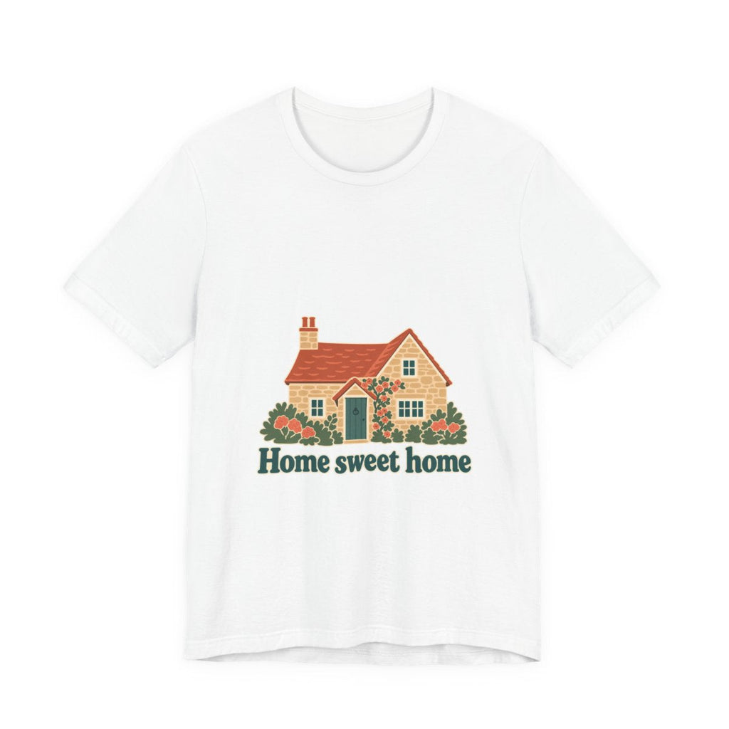 England Cotton T-Shirt | Cotswold Cottage | Home sweet home | Country Travel Gift — front-2 — View 01