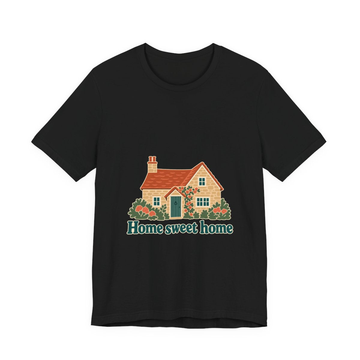 England Cotton T-Shirt | Cotswold Cottage | Home sweet home | Country Travel Gift — front-2 — View 02