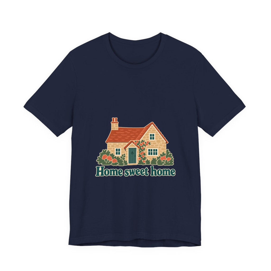 England Cotton T-Shirt | Cotswold Cottage | Home sweet home | Country Travel Gift — front-2 — View 03
