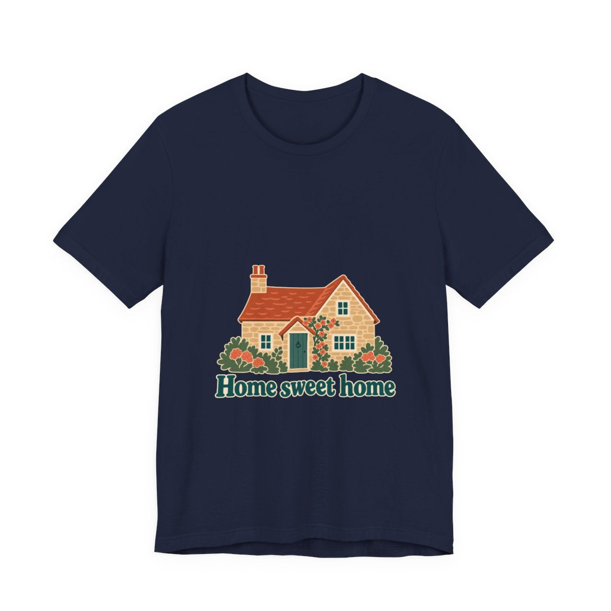 England Cotton T-Shirt | Cotswold Cottage | Home sweet home | Country Travel Gift — front-2 — View 03