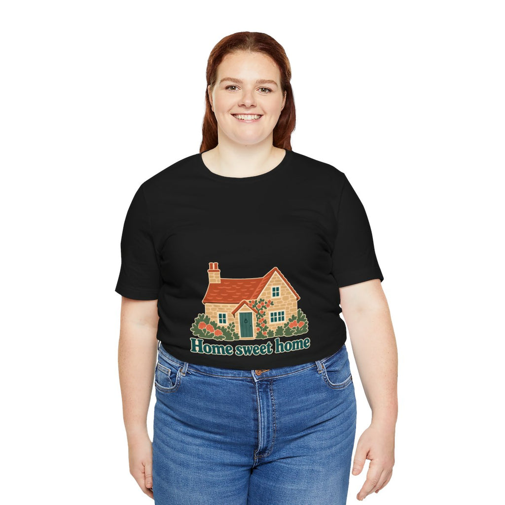 England Cotton T-Shirt | Cotswold Cottage | Home sweet home | Country Travel Gift — person-5 — View 08