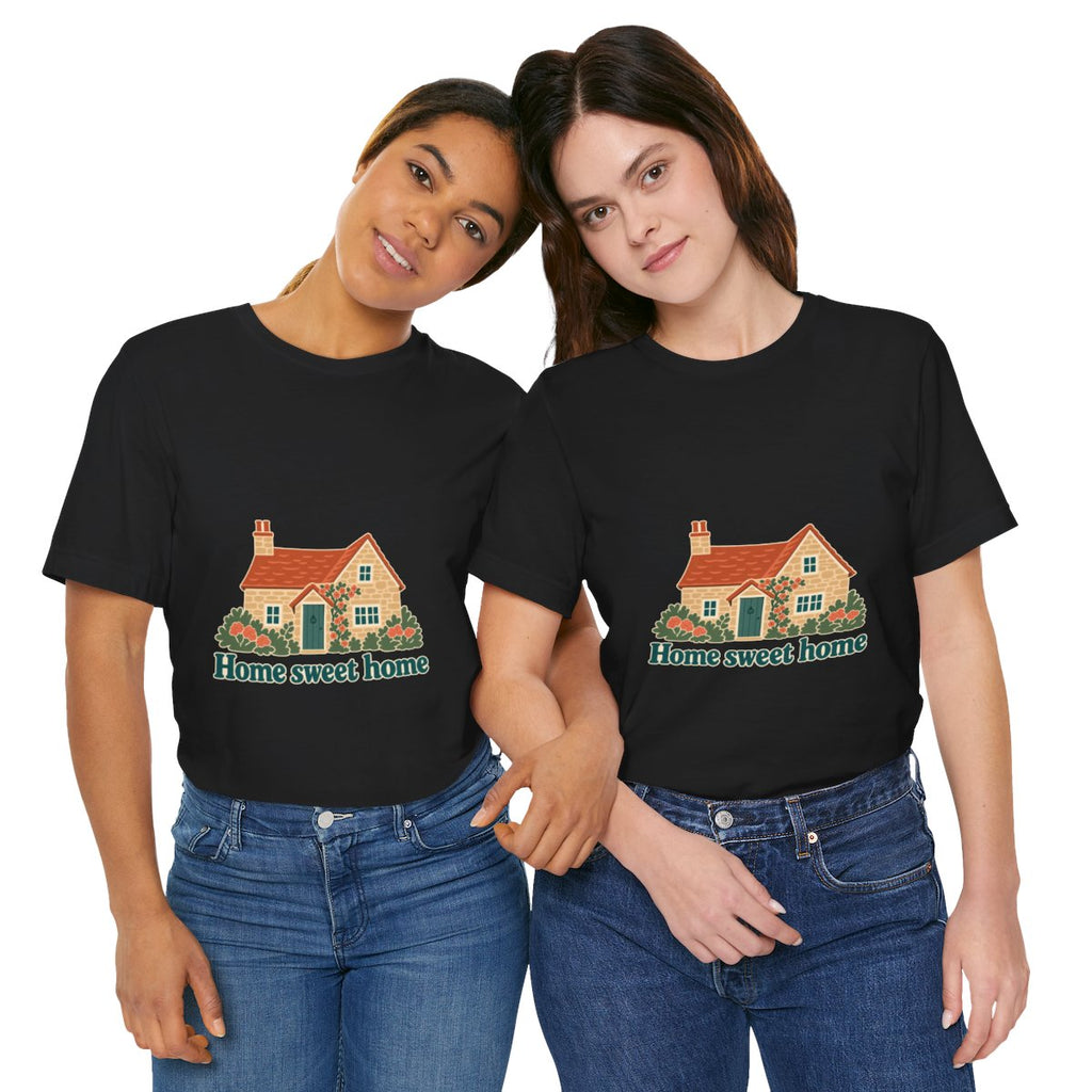 England Cotton T-Shirt | Cotswold Cottage | Home sweet home | Country Travel Gift — duo-2 — View 11
