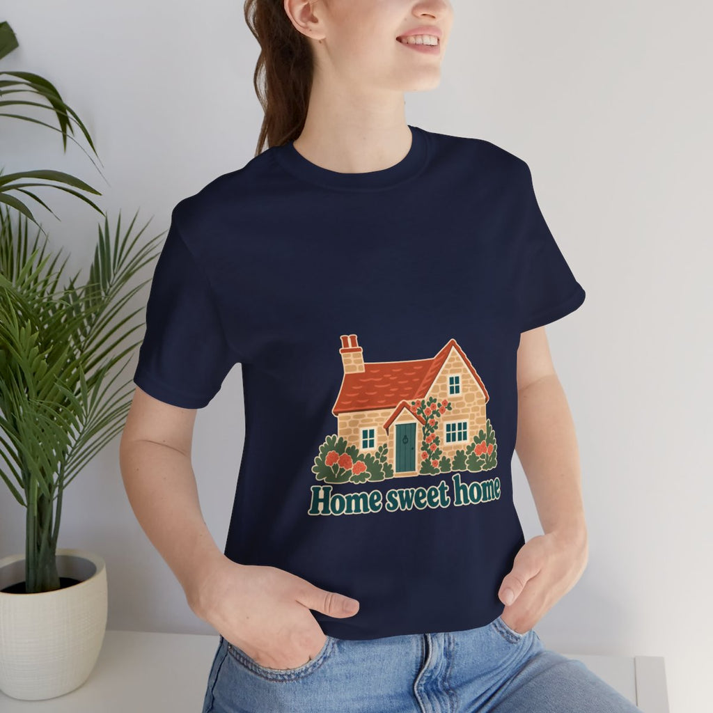 England Cotton T-Shirt | Cotswold Cottage | Home sweet home | Country Travel Gift — lifestyle — View 12