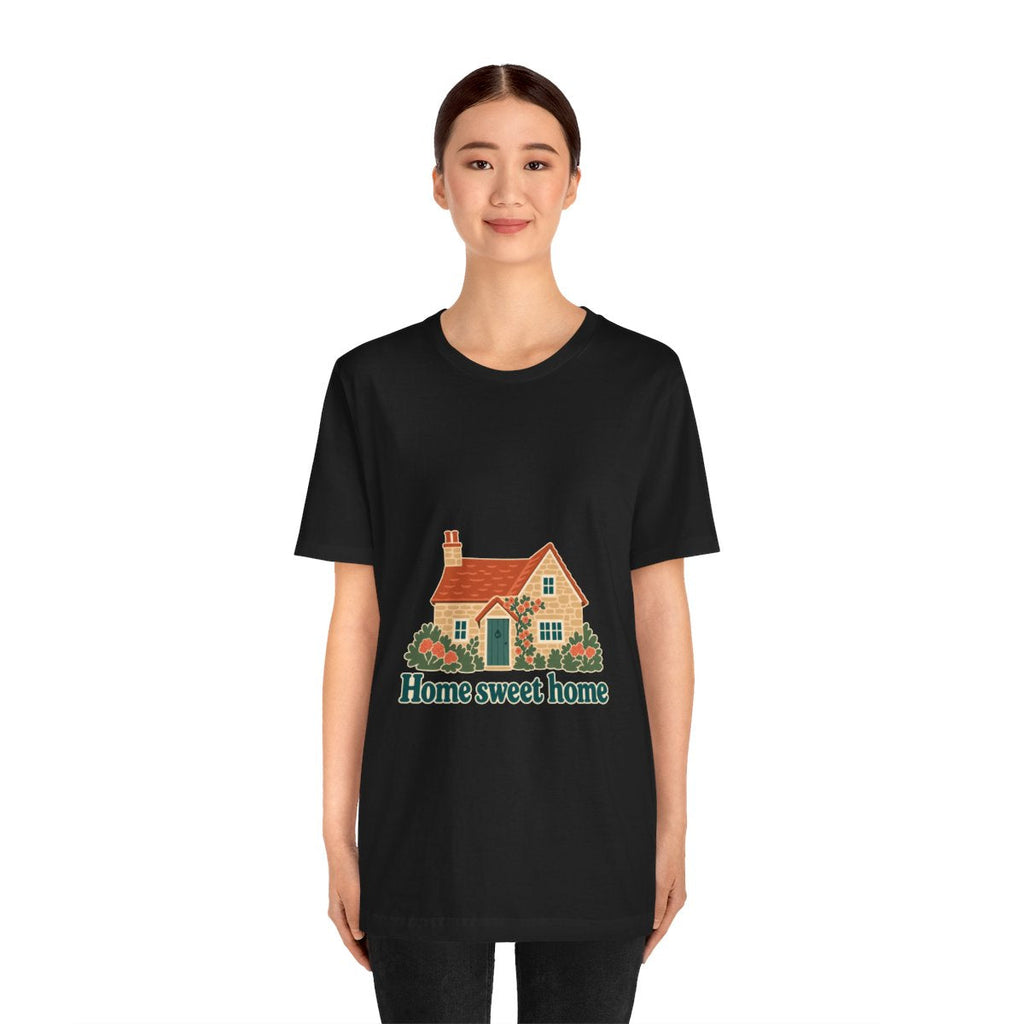 England Cotton T-Shirt | Cotswold Cottage | Home sweet home | Country Travel Gift — person-1 — View 15