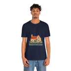 England Cotton T-Shirt | Cotswold Cottage | Home sweet home | Country Travel Gift — person-2 — View 16