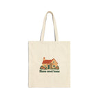 England Canvas Tote Bag | Cotswold Cottage | Home sweet home | Country Travel Gift — front — View 01