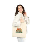 England Canvas Tote Bag | Cotswold Cottage | Home sweet home | Country Travel Gift — person-3-front — View 06