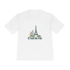 France Performance T-Shirt | Eiffel Tower | C'est la vie | Country Travel Gift — front — View 01