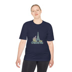 France Performance T-Shirt | Eiffel Tower | C'est la vie | Country Travel Gift — person-2 — View 05
