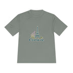 France Performance T-Shirt | Eiffel Tower | C'est la vie | Country Travel Gift — front — View 15