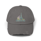 France Distressed Cap | Eiffel Tower | C'est la vie | Country Travel Gift — front — View 03