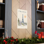 France Matte Poster | Eiffel Tower | C'est la vie | Country Travel Gift — context-2 — View 04
