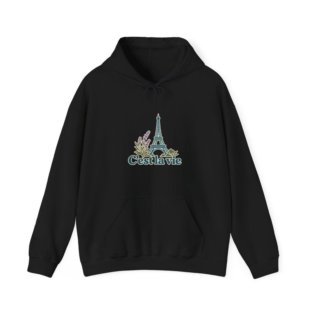 France Hoodie | Eiffel Tower | C'est la vie | Country Travel Gift — front — View 02