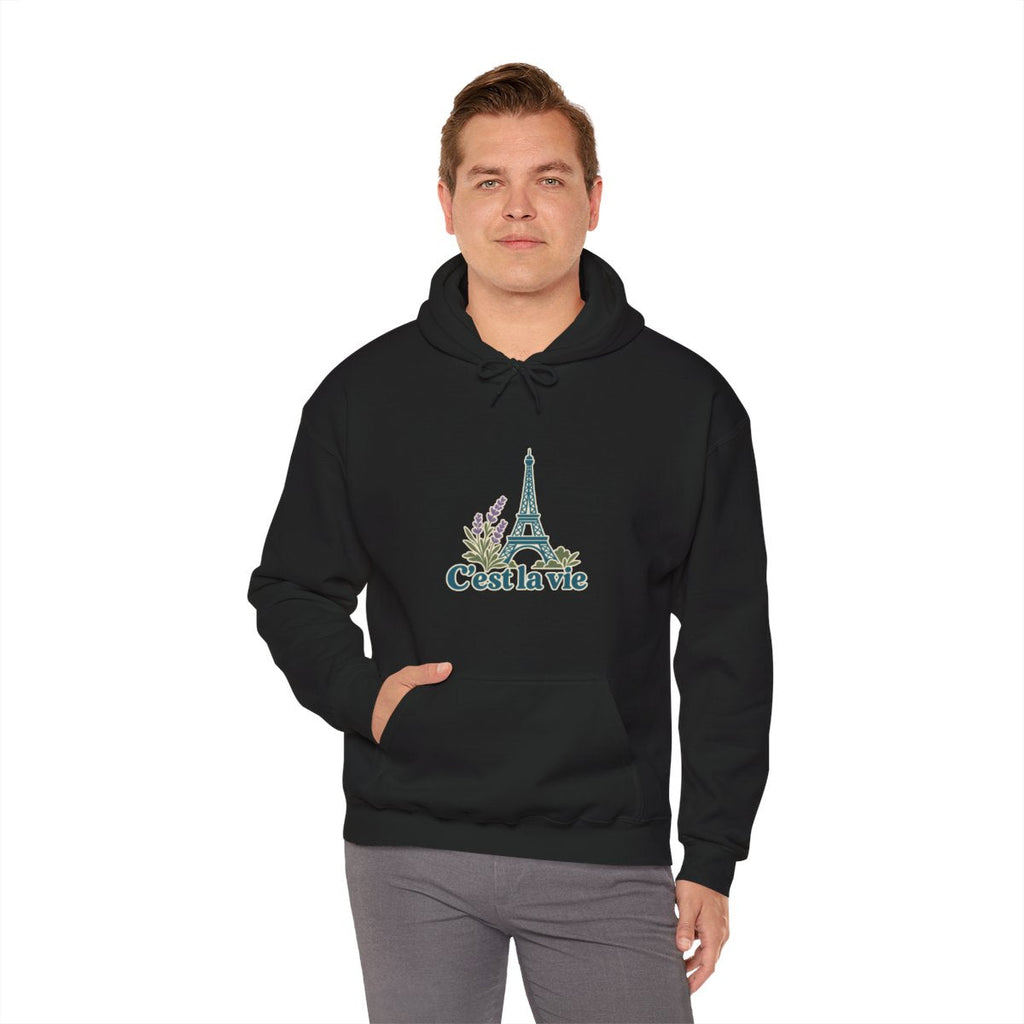 France Hoodie | Eiffel Tower | C'est la vie | Country Travel Gift — on-model-98430 — View 14