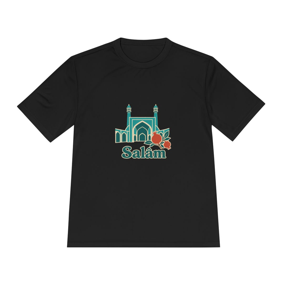 Iran Performance T-Shirt | Persian Arch | Salâm | Country Travel Gift — front — View 11