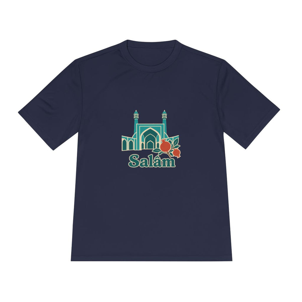 Iran Performance T-Shirt | Persian Arch | Salâm | Country Travel Gift — front — View 12